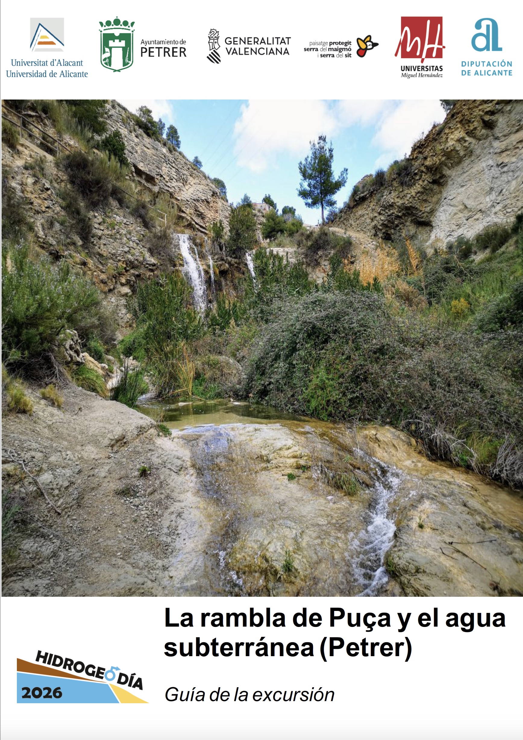 Portada de La rambla de Puça y el agua subterránea (Petrer)